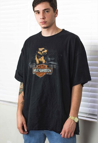VINTAGE HARLEY DAVIDSON T-SHIRT LOGO 90S X 12