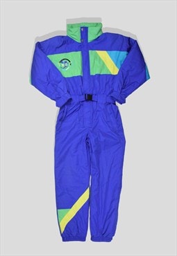 Vintage 1980s FILA Colour Block Full Snow Ski Suit