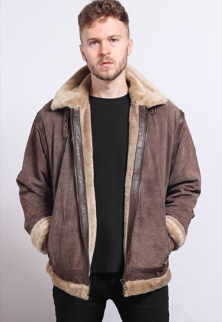 VINTAGE SUEDE AVIATOR JACKET