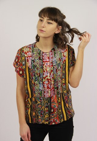 VINTAGE PATTERNED BLOUSE