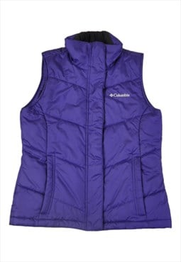 Vintage Vest Gilet Insulated Lining Purple Ladies XS