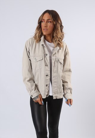 DENIM JACKET JEP'S OVERSIZED FITTED UK 16 (6AS)
