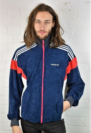 VINTAGE 70'S ADIDAS VELOUR TRACK JACKET