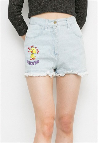 DENIM SHORTS