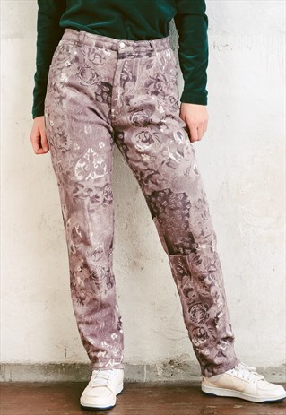 VINTAGE 90S FLORAL JEANS
