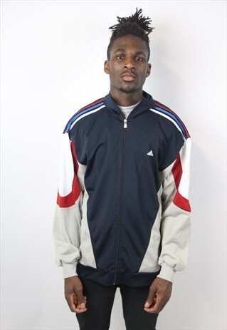 VINTAGE ADIDAS NAVY 90S JACKET