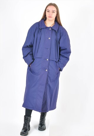 VINTAGE 80'S OVERSIZE MAXI COAT