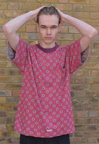 VINTAGE 90S CP COMPANY PAISLEY PRINT T-SHIRT