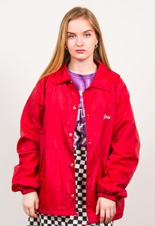 VINTAGE 90'S RED COACH JACKET