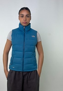 Blue The North Face 700 Series Puffer Jacket Gilet