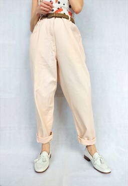 Vintage Blush Pink Josephine Jeans, Medium Size