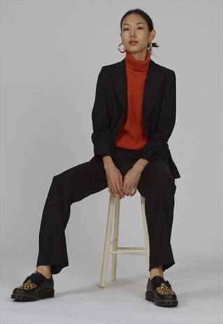 VINTAGE 90'S GUCCI BLACK SUIT
