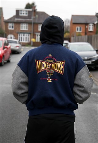VINTAGE DISNEY MICKEY MOUSE COLLEGE VARSITY JACKET