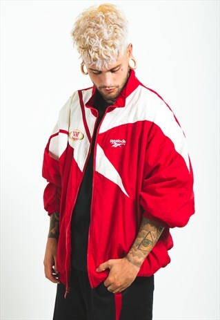 VINTAGE 80S REEBOK SHELL JACKET / S4486