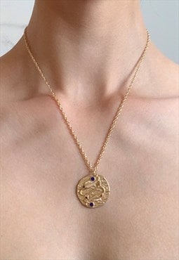 Pisces: Personalised Zodiac Horoscope Pendant Necklace