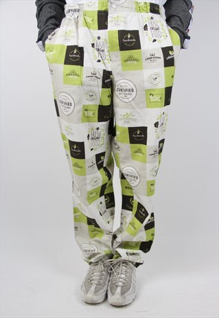 VINTAGE GRAPHIC LINEN PANTS