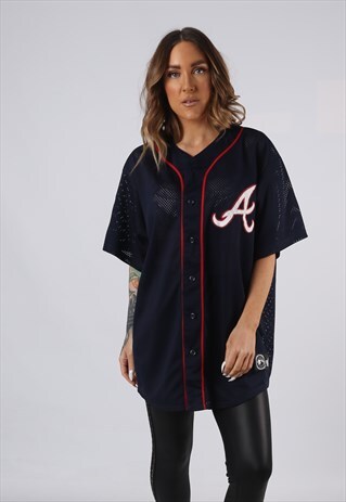 VINTAGE BASEBALL SPORT JERSEY TOP UK 18 - 20 XXL (A5Y)