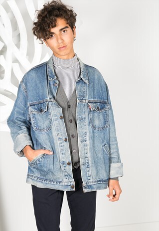 VINTAGE 80'S LEVI'S DENIM JACKET / S0286