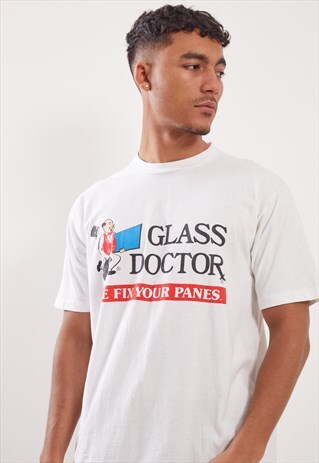 VINTAGE GLASS DOCTOR T-SHIRT