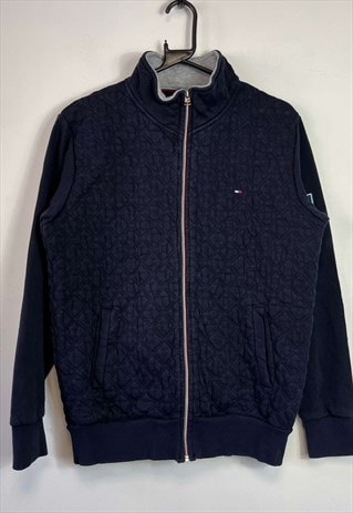 NAVY TOMMY HILFIGER FULL ZIP SWEATSHIRT LARGE