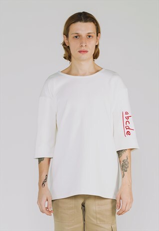 ALPHABET - REVERSIBLE MEDIUM SLEEVED SWEATSHIRT