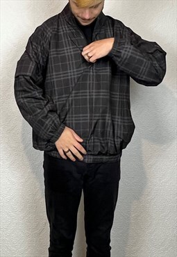Burberry Golf Black Nova Check Windstopper 