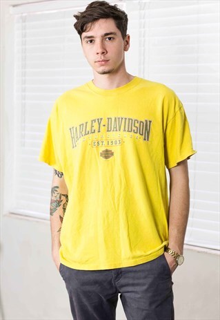 VINTAGE HARLEY-DAVIDSON T-SHIRT LOGO 90S XL 9.1