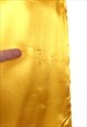VINTAGE 2000S Y2K MUSTARD YELLOW MOCKNECK TANK BLOUSE