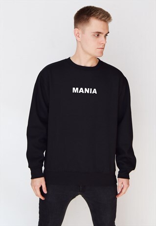BLACK MANIA SWEATSHIRT