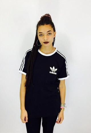 ADIDAS ORIGINALS TREFOIL BLACK T SHIRT