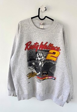 Vintage nutmeg nascar rusty Wallace sweatshirt XL USA