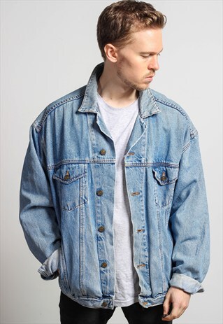 VINTAGE OVERSIZED DENIM JACKET