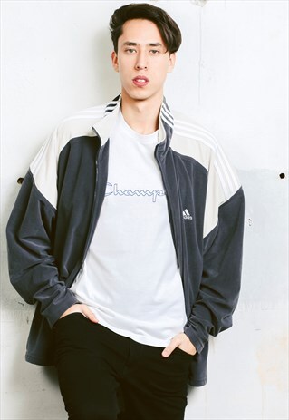 VINTAGE ADIDAS VELVET TRACK JACKET