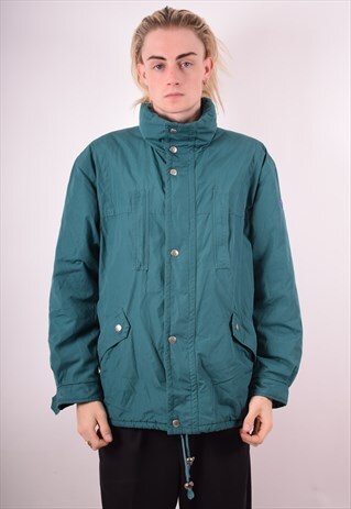 FILA MENS VINTAGE JACKET LARGE BLUE 90S
