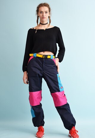 90'S RETRO ATHLEISURE SPORTS SKIING SUIT BOTTOMS