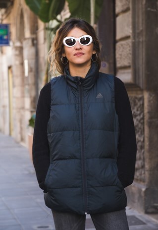 VINTAGE SLEEVELESS PUFFER ADIDAS JACKET COD.1-149