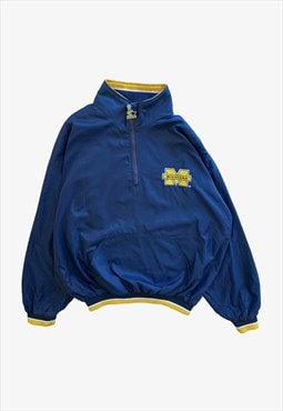 Vintage 90s Starter Michigan Wolverines Quarter Zip