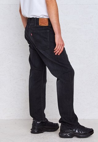 VINTAGE BLACK LEVI'S 513 FIT DENIM JEANS