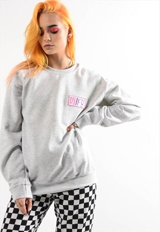 YIFY PATCH BOYFRIEND SWEATSHIRT