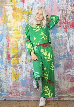 Picasso Botanics Crop Trousers & Top Co-Ordinates 