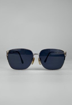 Valentino Oversized Sunglasses Blue 90s restored 