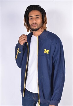 Vintage Nike Michigan Jacket Blue