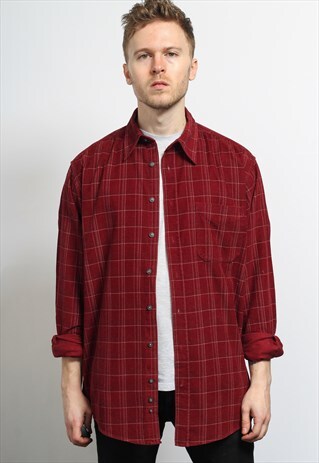 VINTAGE CORDUROY CORD SHIRT