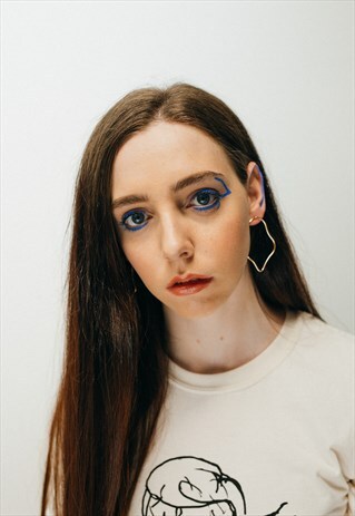 GOLD ABSTRACT EARRINGS