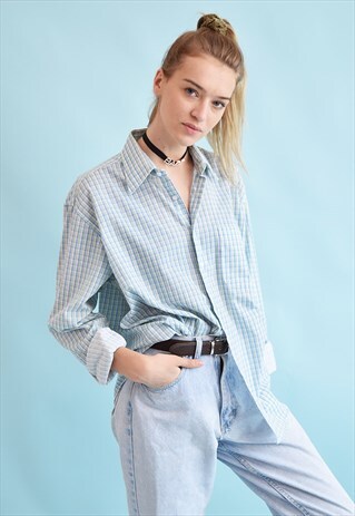 90'S RETRO FESTIVAL OVERSIZED BOYFRIENDS SHIRT TOP