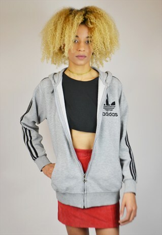 VINTAGE 90'S ADIDAS ZIP UP HOODIE