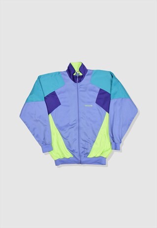 VINTAGE 90S ADIDAS EMBROIDERED COLOUR BLOCK TRACKSUIT JACKET