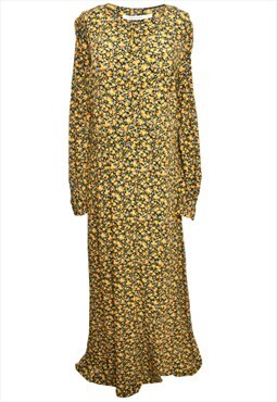Yellow Calvin Klein Maxi Dress - L