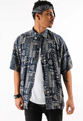 VINTAGE PATTERN SHIRT PSAW272D