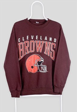 Vintage Cleveland Browns Sweatshirt Brown NFL American M